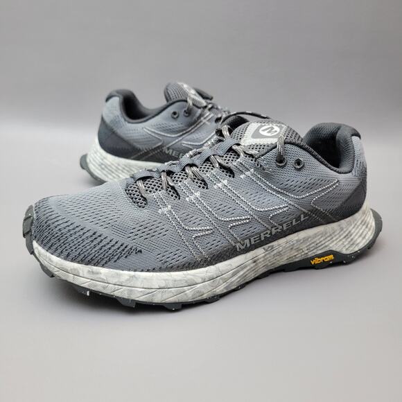 Merrell Moab Flight Men's 9.5 Grey Trail Running Shoes J066847 Hiking Active - Picture 1 of 13